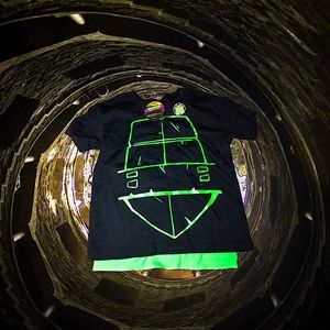 TMNT Glow in the dark Shirt w/Cape!